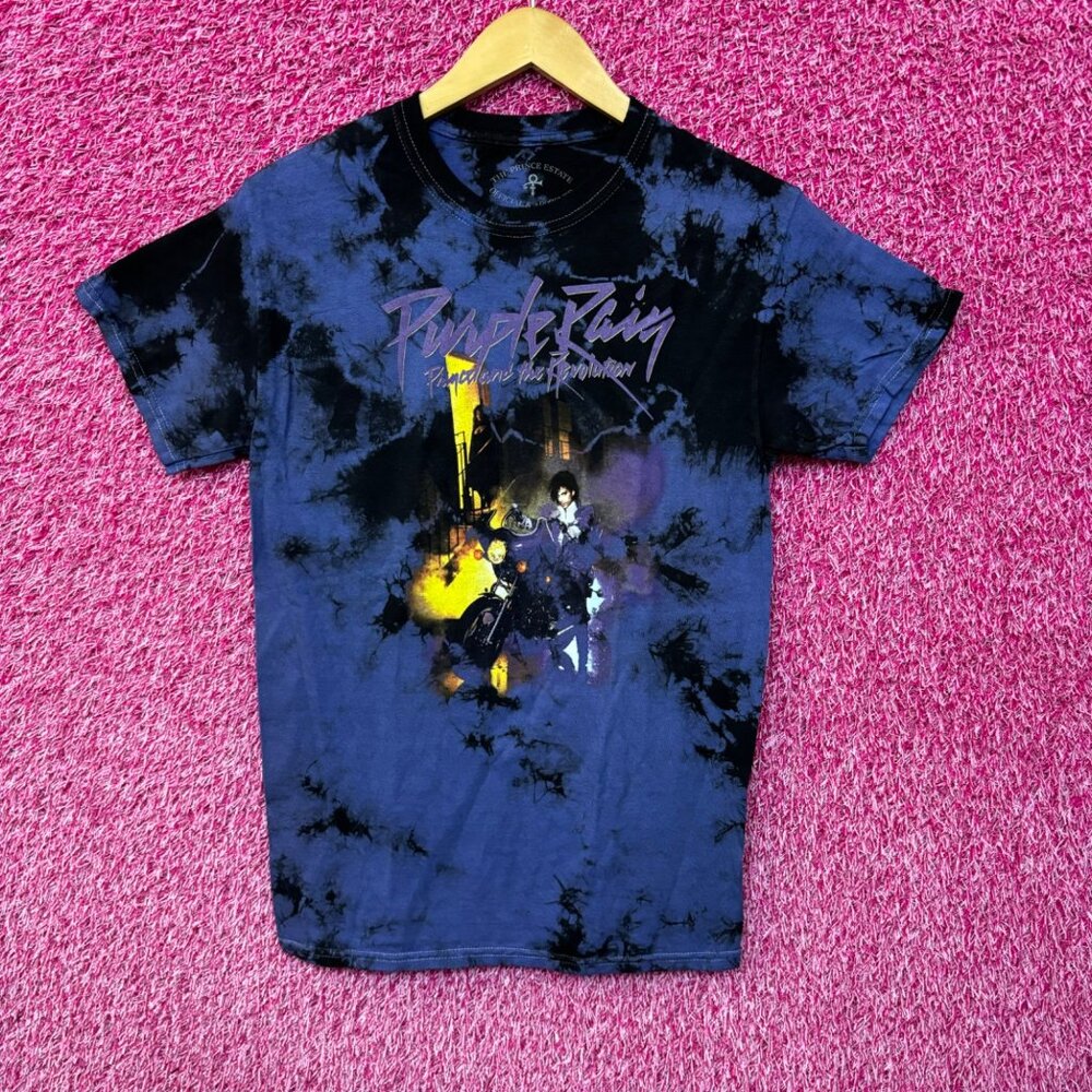 Prince and the Revolution Purple Rain Soul Rock Tie Dye S